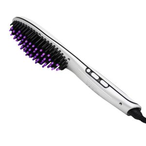 Spazzola Elettrica Piastra Lisciante Professionale Capelli Lisci Gemei GM-2950
