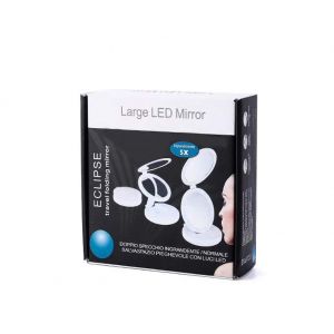 My Flexible Mirror Specchio per il trucco rotante e pieghevole con ingrandimento 10X e luce a LED
