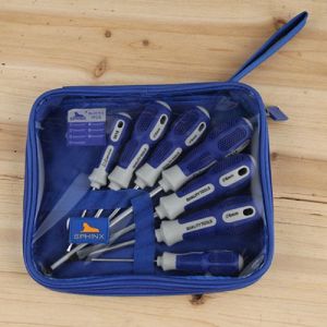 Kit cacciaviti torx con foro punta magnetica chrome vanadium 7 pezzi