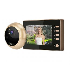 Spioncino digitale elettronico porta campanello telecamera schermo LCD 4.3" W10