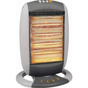 Stufa alogena 3 elementi tre 1200w rotazione elettrica 
