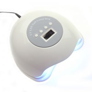 Lampada Led Uv Per Unghie 2 in 1 60w Asciugatura Smalto Gel Con Sensore