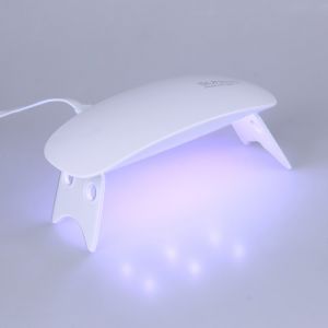 Set 2 Pezzi SunUv Sun Mini 6w Uv Lampade Led Per Gel Unghie 2 Timer Preimpostati 