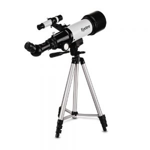 Telescopio astronomico da ufficio 70mm per gli astronomi principianti e gli adolescenti osservazione di stelle luna e uccelli rilevatore treppiede e accessori 