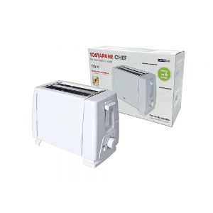 Tostapane Chef 750W Bianco 871300 Elettrodomestici Cucina Casa Casalinghi