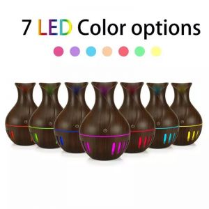 Umidificatore Da 400 ml in legno con 7 colori diversi Aromaterapia Diffusore di olio essenziale 