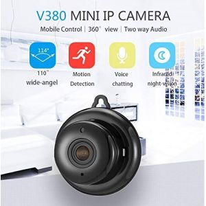 Videocamera V380 a visione notturna 720p wifi con sensore di movimento 