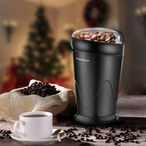 Aigostar Breath 30KYI Macina Caffè Elettrico Per Erbe Semi Noci Lame in Acciaio Inossidabile 150W