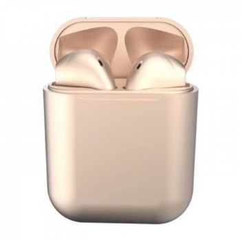 Cuffie Auricolari inPods 12 Gold TWS Bluetooth Wireless 5.0 Touch Microfono Compatibili iOS Android