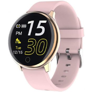Smartwatch Q16 Braccialetto Multi-Sport con Schermo Circolare IPS Monitoraggio Continuo della Frequenza Cardiaca della Pressione Sanguigna del Sonno Impermeabile IP67